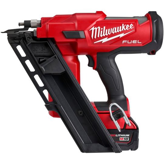 Milwaukee M18 FFN-502C Spikpistol med 5,0Ah batterier och laddare