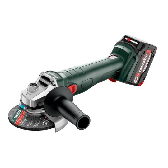 Metabo W 18 L 9-125 Q Vinkelslip med batteri och laddare