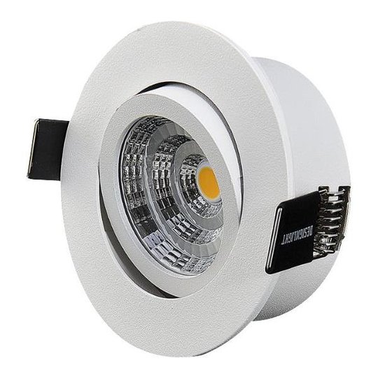 Designlight Q-1MW Downlight med drivdon, 3000 K, tilt