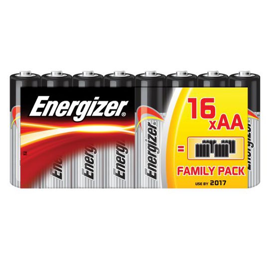 Energizer Alkaline Power Alkaliskt batteri 1,5 V, 16-pack AA