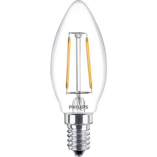 Philips Classic LED Filament LED-lampa 2 W, kronljusform