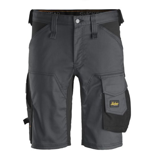 Snickers 6143 AllroundWork Arbetsshorts grå/svart 44