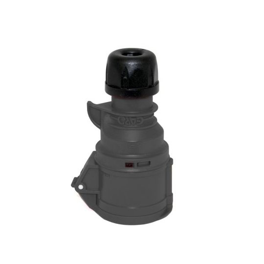 Garo S 416-7 S Skarvuttag IP44, 5-polig, 16A Svart, 7 h