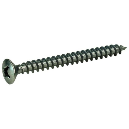 Gelia 3016003082 VVS-skruv rostfri, 6-pack 5,5x60 mm
