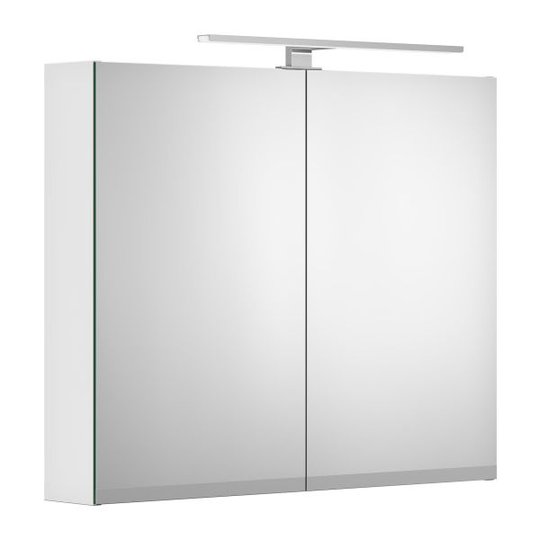 Gustavsberg Artic Spegelskåp 80 cm, integrerat eluttag Vit