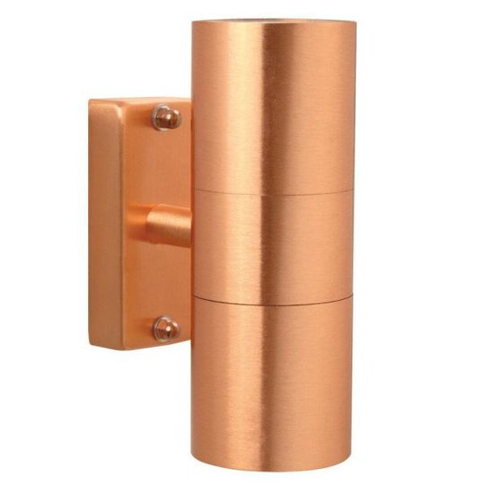 Nordlux TIN 21279930 Fasadarmatur GU10, 2x35W, IP54 Koppar
