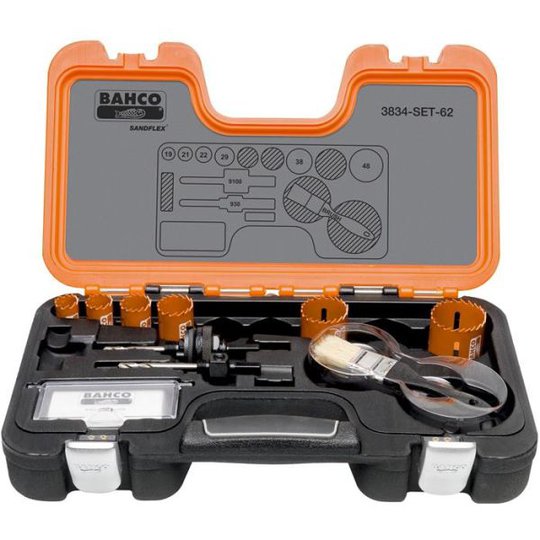 Bahco 3834-SET-62 Hålsågsats