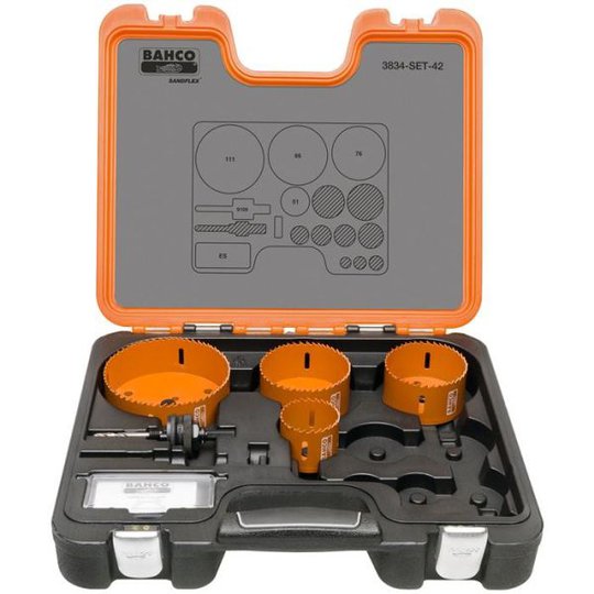 Bahco 3834-SET-42 Hålsågsats