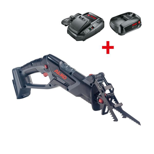 AL-KO PS 1815 Grensåg med batteri och laddare