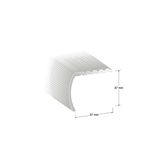 TRAPPNOS 29X29MM ALU 200CM | Beijerbygg Byggmaterial
