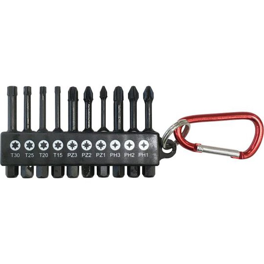 HiKOKI 60120820 Bitsset 1/4", 10 delar