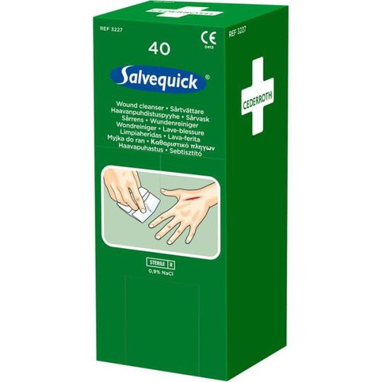 Salvequick 3227 Sårtvättare 40st
