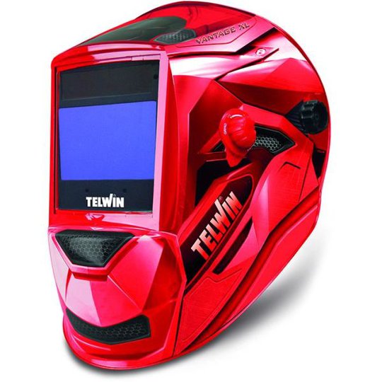 Telwin Vantage XL MMA-Mig/Mag-Tig Svetshjälm röd