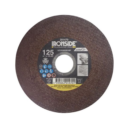 Ironside Ultracut Kapskiva 125 cm 125x1,0x22 mm