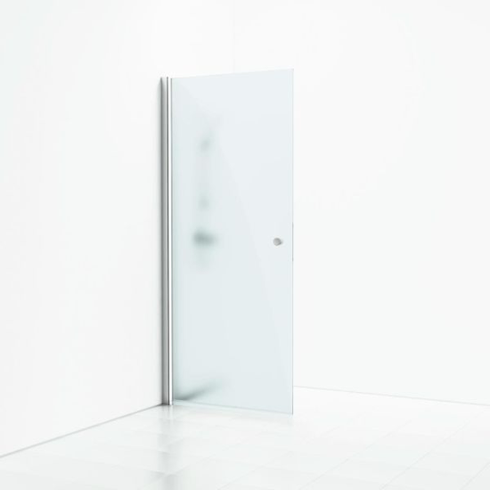 Svedbergs Skoga Duschvägg rak, matt/frostat glas, 70 cm