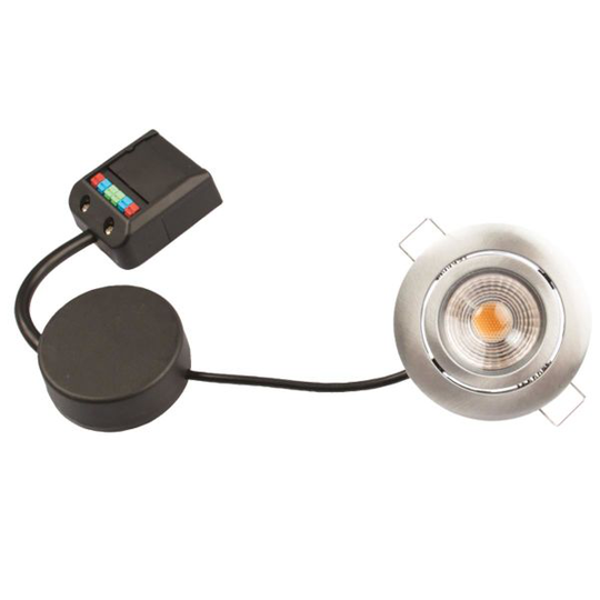 Scan Products Claudia Downlight 3000 K, 4,5 W Borstad aluminium