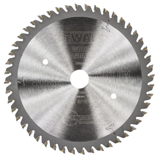 Dewalt DT1086-QZ Sågklinga 165 mm, 48T