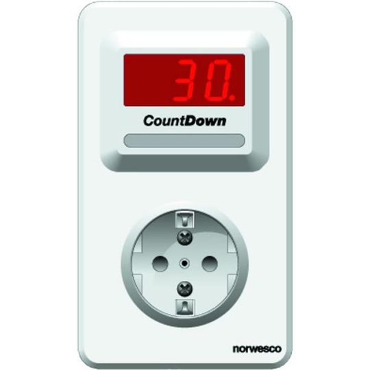 Norwesco CountDown CDOK Skyddstimer elektronisk, med vägguttag