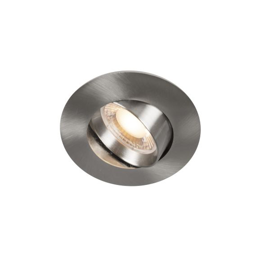 Hide-a-Lite Comfort Twist Quick ISO Downlight 6.5 W, 470 lm, 2700-4000 K Borstad stål