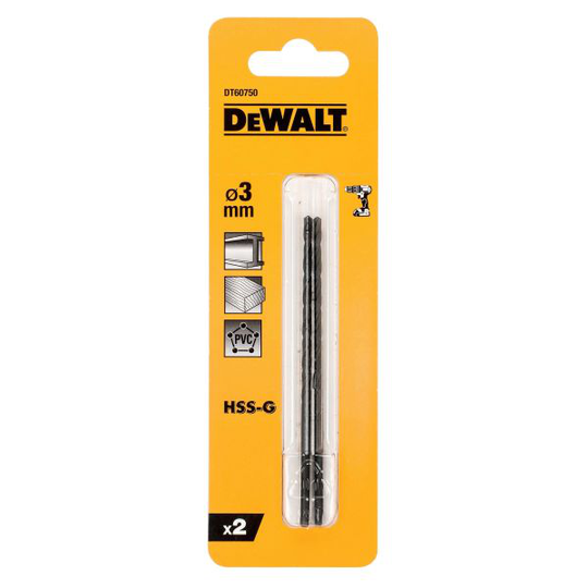 Dewalt DT60750-QZ Borr 2-pack 3 x 66 mm
