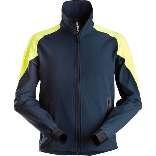 Snickers 8028 Jacka marin/neon XS