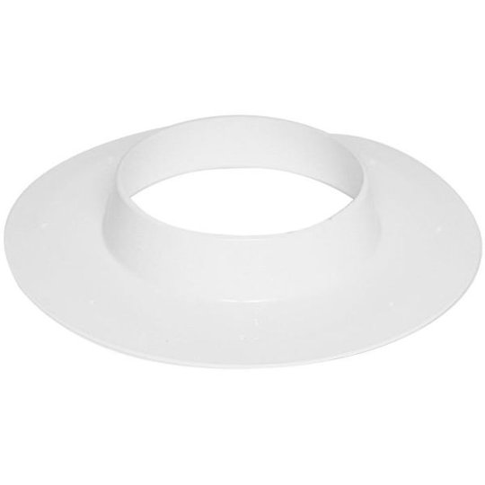 Faluplast 50100 Täckbricka delbar, med krage, vit 150 x 75 mm