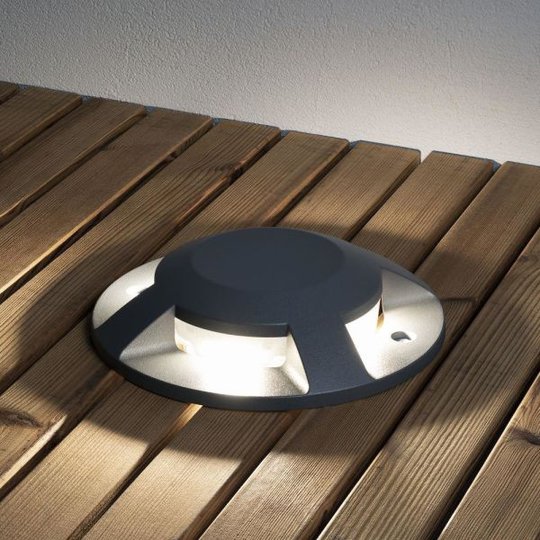 Konstsmide Maavalo Markspotlight 12 W, 4-vägs