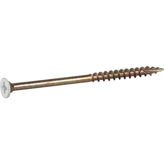 ESSVE 558155 Listskruv 3,4 mm Ø, vitlackerad, PH2 55 mm, 250-pack