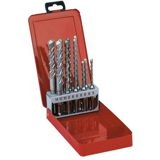 Milwaukee M2 4932352340 Hammarborrsats SDS-Plus, 2-skärs, 10 delar