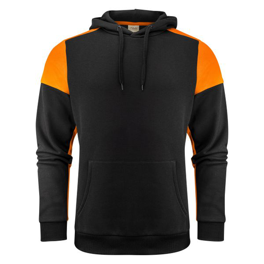 Printer Prime Hoodie Luvtröja Svart;Orange