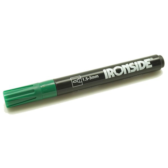 Ironside 100749 Märkpenna rund spets, 1.5-3 mm Grön, 10-pack