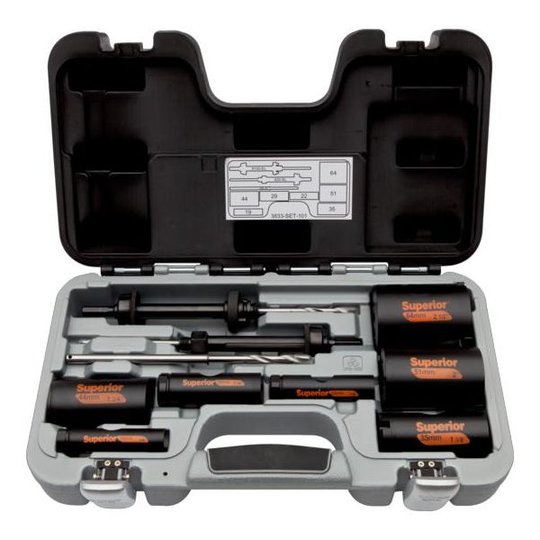 Bahco 3833-SET-101 Superior Hålsågsats