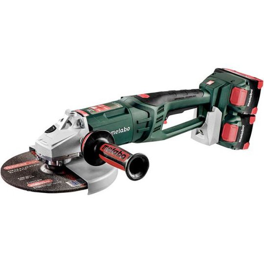 Metabo WPB 36-18 LTX BL 230 Vinkelslip med väska, 8,0Ah batterier och laddare