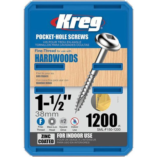 Kreg SML-F150-1200 Skruv 38 mm 1200-pack