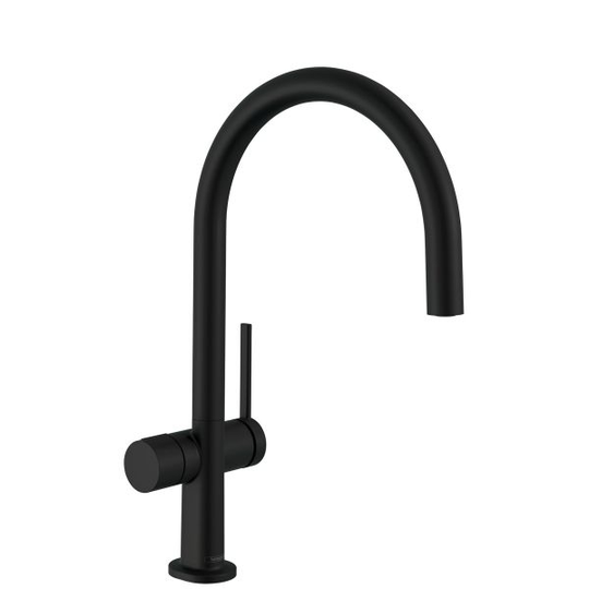 Hansgrohe Talis M54 220 Köksblandare med C-pip, diskmaskinsavstängning Svart