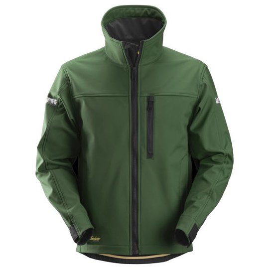 Snickers 1200 AllroundWork Softshelljacka skogsgrön XS
