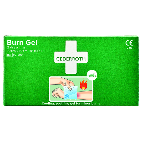 BRÄNNSKADEKOMPRESS 901900 CEDERROTH BURN GEL 10X10CM | Beijerbygg Byggmaterial
