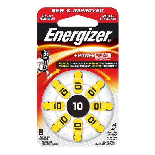 Energizer Zinc Air Hörapparatsbatteri 1,4 V 10