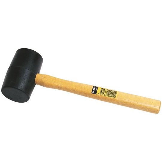 Ironside 102002 Gummiklubba träskaft, 530 g