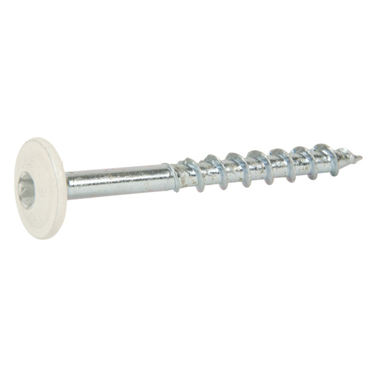 TRÄKONSTRUKTIONSSKRUV-W FZB+ VIT RAL9010 6,0X60 | Beijerbygg Byggmaterial