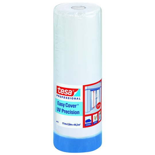 MASKERINGSFOLIE EASY COVER PRECISION TESA 33MX1400MM | Beijerbygg Byggmaterial