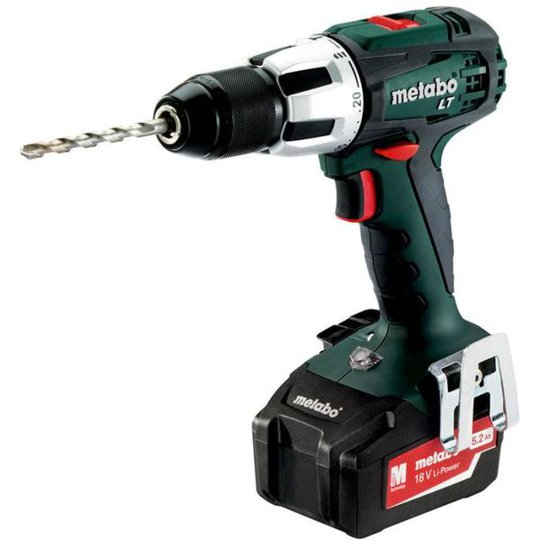 Metabo SB 18 LT Slagborrmaskin med 5,2Ah batterier och laddare