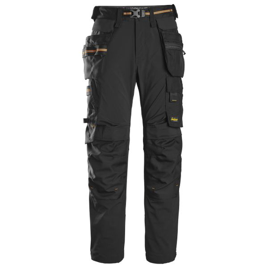 Snickers 6515 AllroundWork Arbetsbyxa svart, vindskyddande, med stretch 44