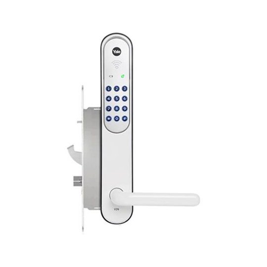 Yale Doorman S-P V2N Låssats Vit