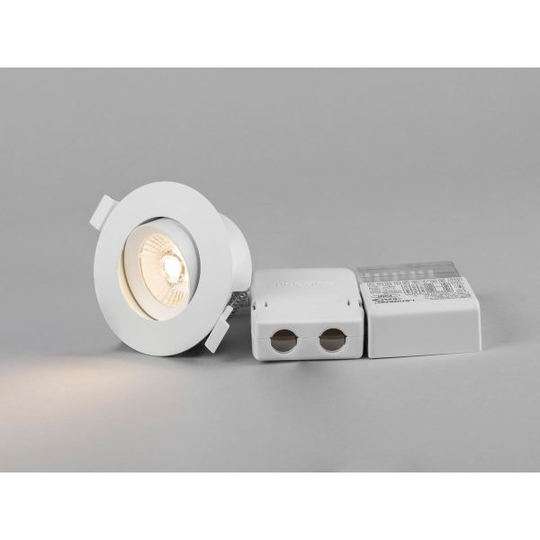 Hide-a-Lite Comfort G4 7475850 Downlight vit, 7,5 W, Dali 520 lm, 2-27 K, 36 GR