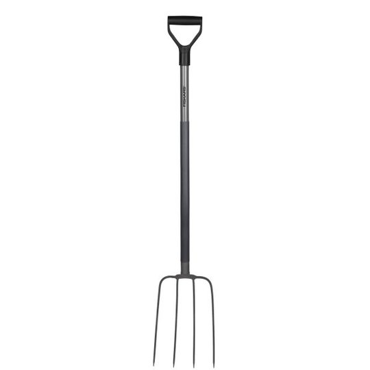 Fiskars Ergonomic Kompostgrep med metallskaft