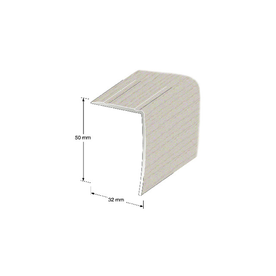 TRAPPNOS 32X50 VITKALK EK 1M | Beijerbygg Byggmaterial