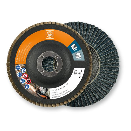 Fein 38199119 Lamellslipskiva Ø125 mm, 10-pack Kornstorlek 40
