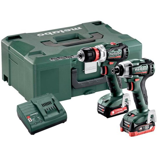 Metabo BS 12 BL Q + SSD 12 BL Verktygspaket Powermaxx