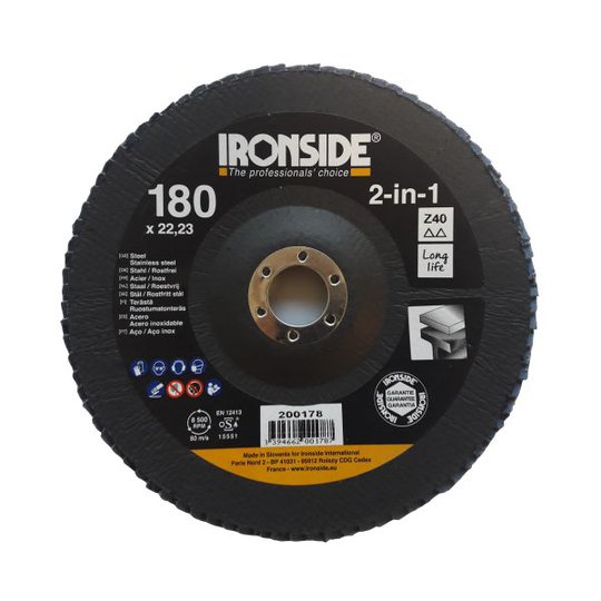 Ironside 200178 Lamellrondell 180 mm Z40